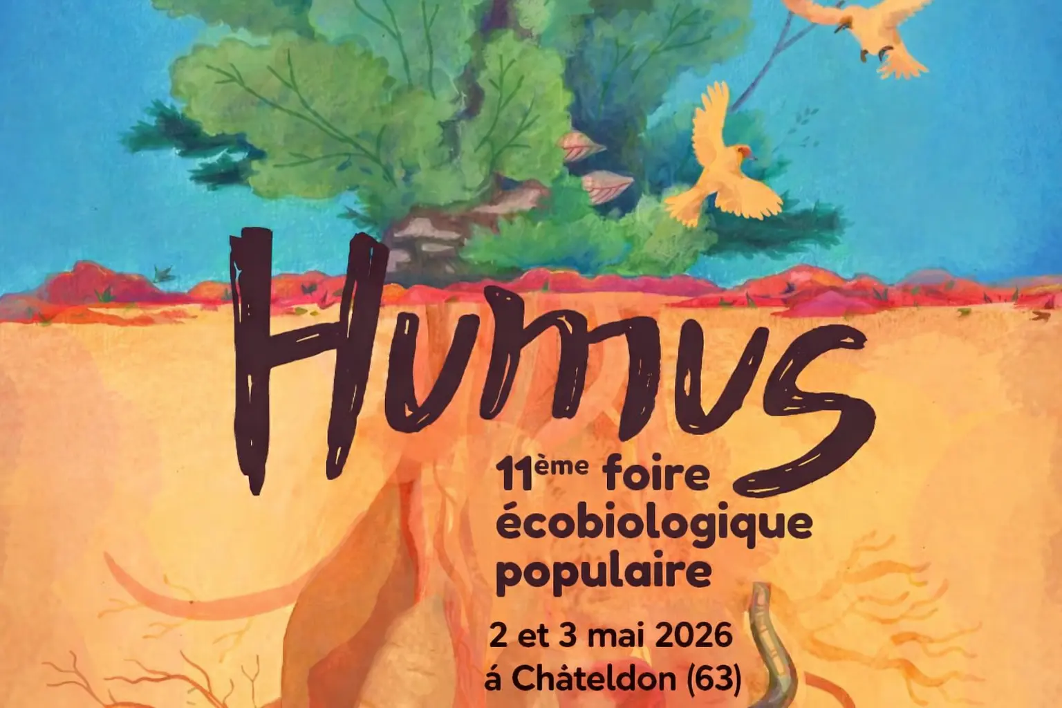 Salon HUMUS, Bio CHATELDON (63) le 2 et 3 mai 2026